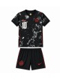 Otroški Nogometna dresi replika Kanada Jonathan David #10 Gostujoči SP 2026 Kratek rokav (+ hlače)